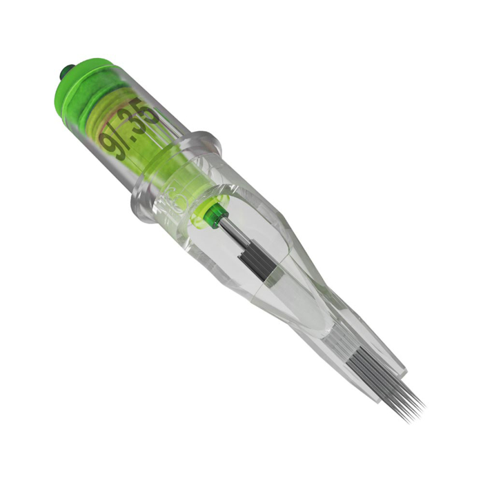 Æske med 20 Stellar 2.0 Nålepatroner - Curved Magnum Extra Long Taper
