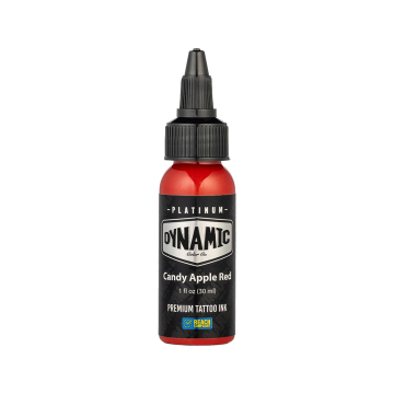 Platinum by Dynamic Tatoveringsblæk - Candy Apple Red 30 ml