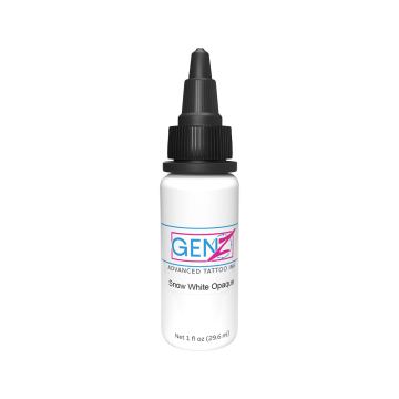 Intenze Ink Gen-Z 19 farve - Snow White Opaque 30 ml (1 oz)