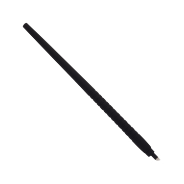 Æske med 10 Jenn Boyd Ink - Brow Slayer engangs microblading værktøjer - Curved Slant