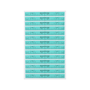 Pakke med 2 ark Jenn Boyd Ink - Brow Rulers (28 øjenbrynlinealer)