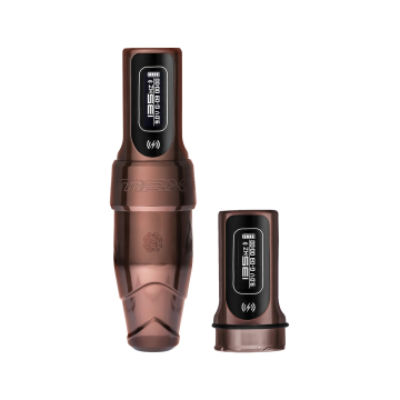 Microbeau Flux S Max med 2 x PowerBolt II - 4,5 mm slaglængde - Oudwood