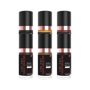 Perma Blend Luxe PMU Blæk - Microblading Pro Set - 6x 10 ml