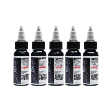 Komplet sæt med 5 Radiant Evolved Victor Portugal Set 30 ml