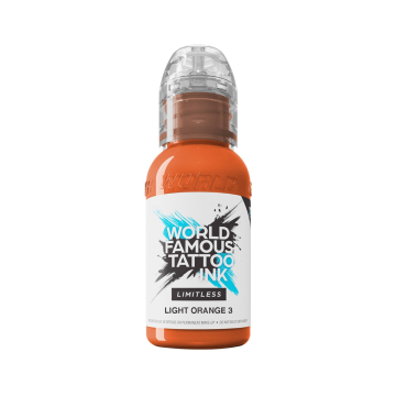 World Famous Limitless tatoveringsblæk - Light Orange 3 30 ml