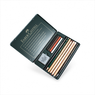 Faber-Castell - 12 Pitt Monochrome sæt