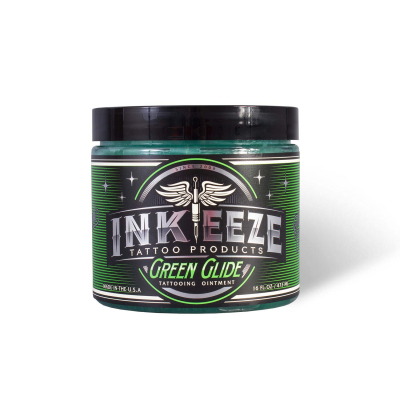 INK-EEZE grøn Glide Tattoo salve