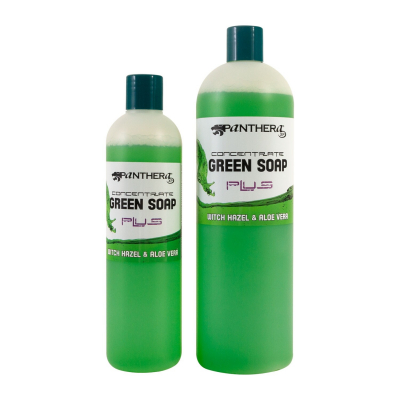 Panthera grøn sæbe concentrat med Witch Hazel + Aloe Vera